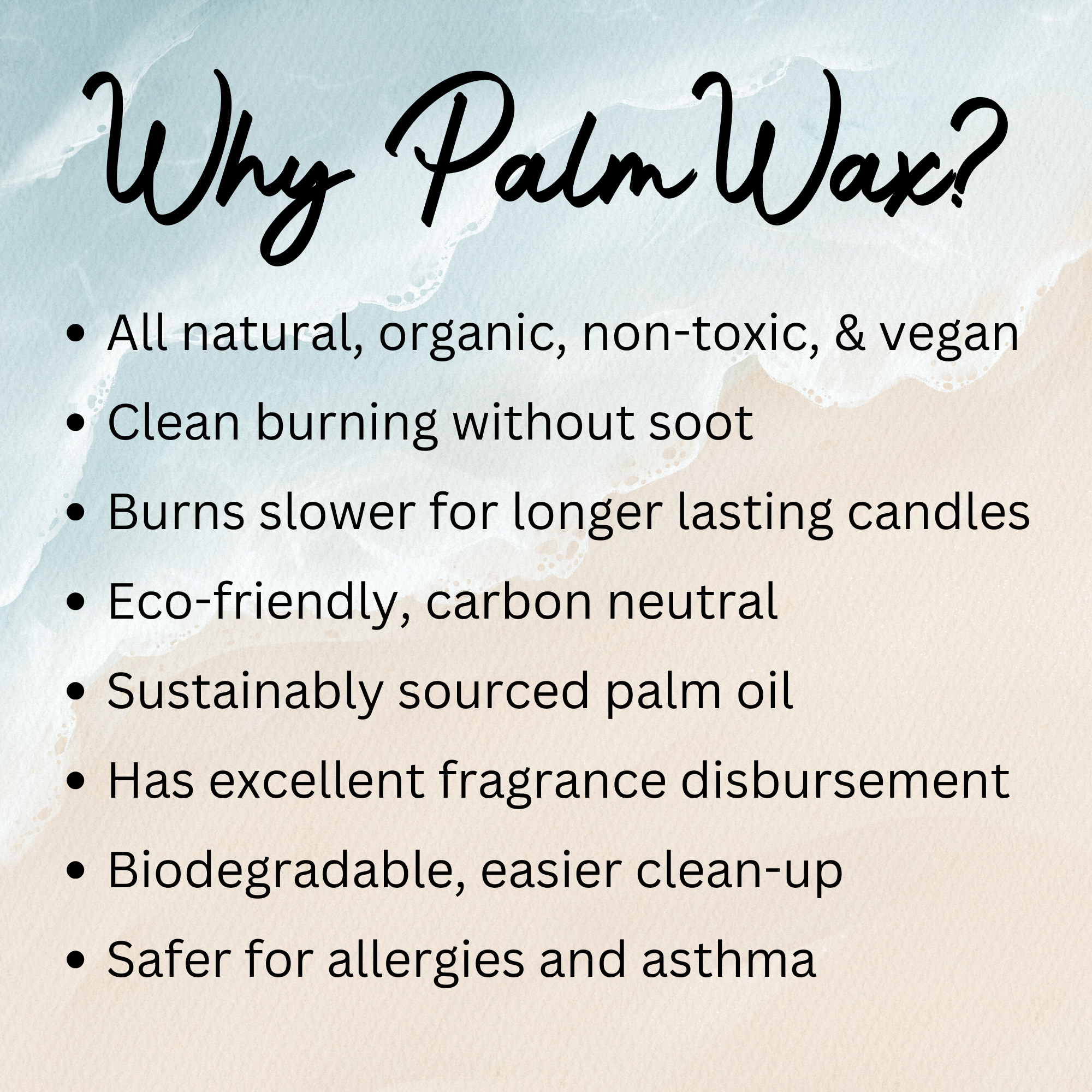 Unscented Palm Wax Pillar Candle, Textured, Gray